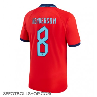 Billiga England Jordan Henderson #8 Borta fotbollskläder VM 2022 Kortärmad